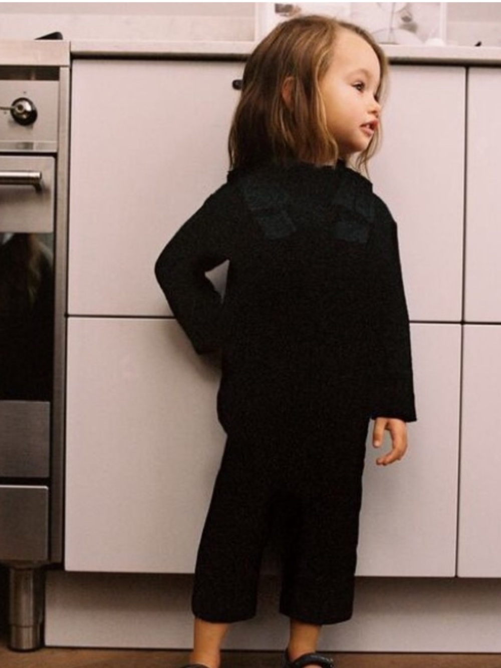 Zara Velvet Jumpsuit Bow 18-24 months